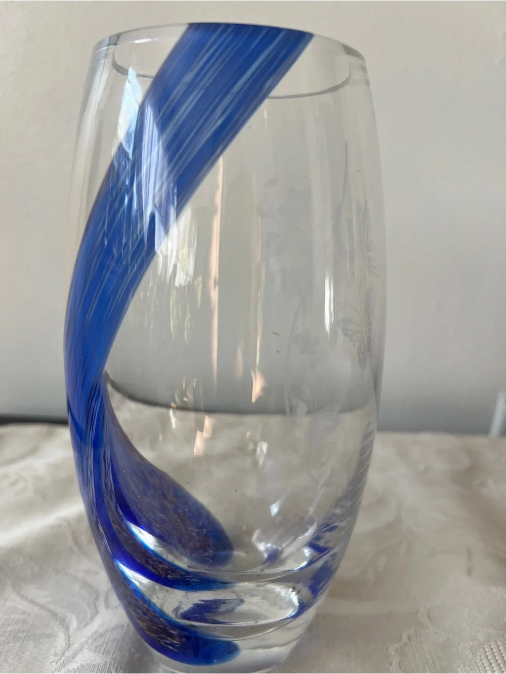 Lenox - Swirls Of Spring Butterfly Vase